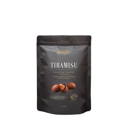 Classic BERYL'S TIRAMISU ALMOND DARK CHOCOLATE 300G (ZIPLOCK BAG)